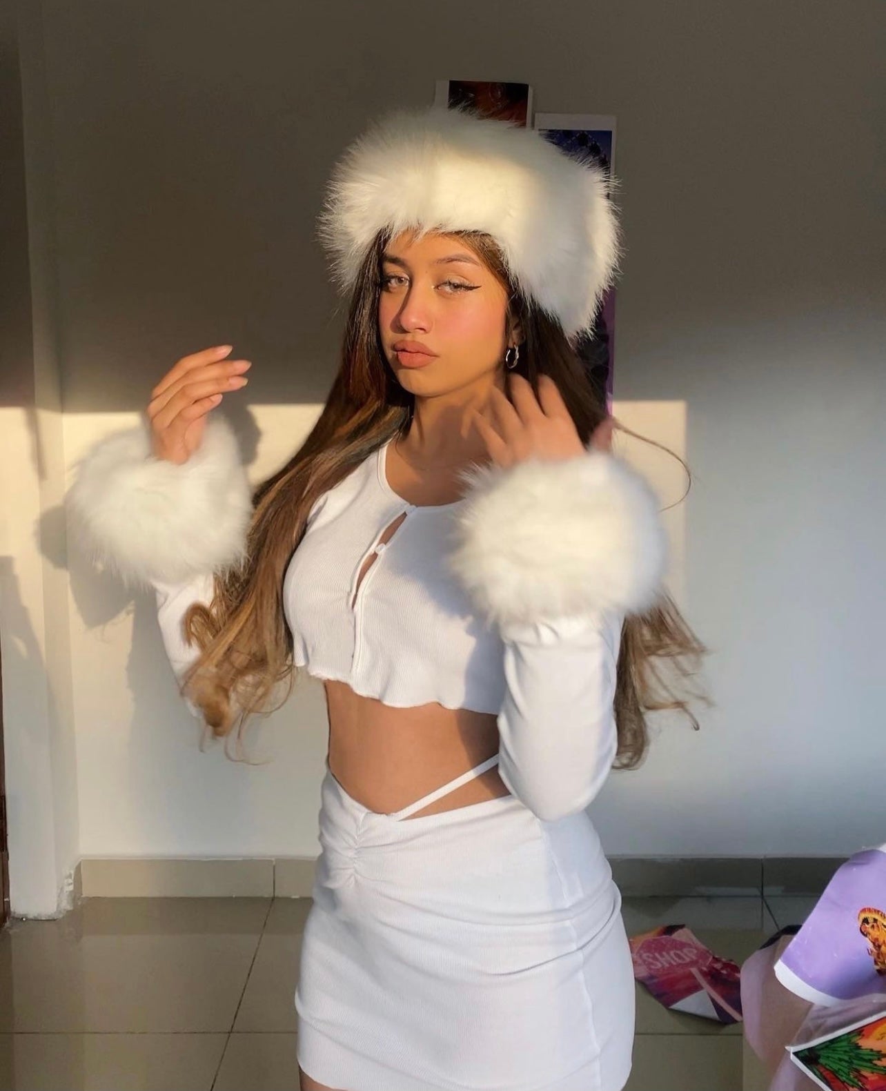 two piece skirt set