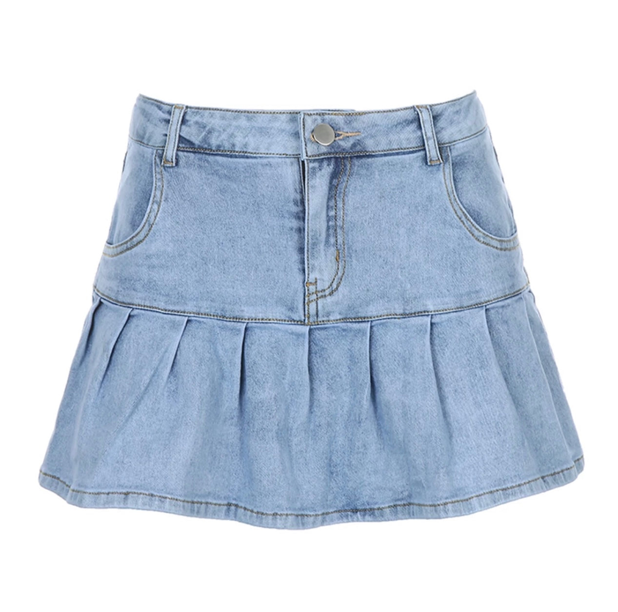 Y2k denim skirt