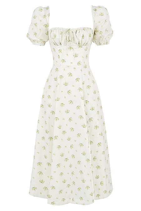 Ivory cottagecore dress